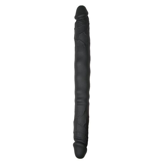 Двухголоввый фаллоимитатор Easytoys Double Ended Dildo Black, 41 см