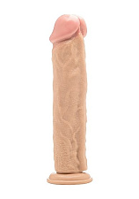 Фаллоимитатор Realistic Cock 11" на присоске, 26 см, телесный