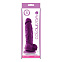 Фаллос с мошонкой ColourSoft 5 Soft Dildo, фиолетовый, 13 см