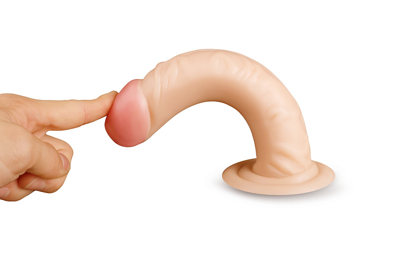 Реалистичный фаллос без мошонки Brazzers, 19 см