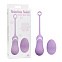 Беспроводное виброяичко с пультом ДУ, 8 см, фиолетовое