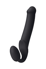 Безремневой страпон XL Strap-on-me 25.5 см, черный