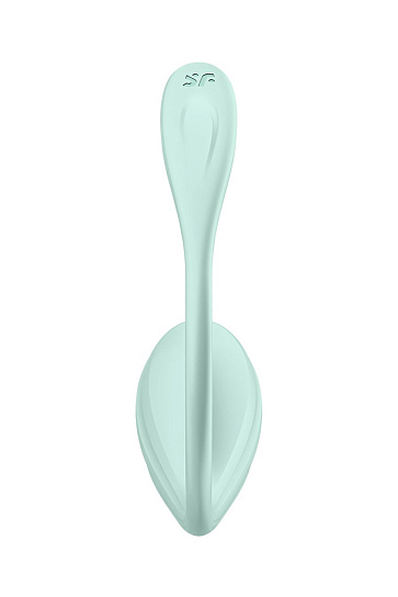Виброяйцо Satisfyer Smooth Petal Connect App, мятное