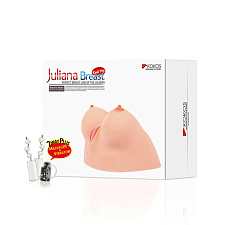 Kokos Juliana Breast мастурбатор с вибрацией Грудь-вагина с анусом