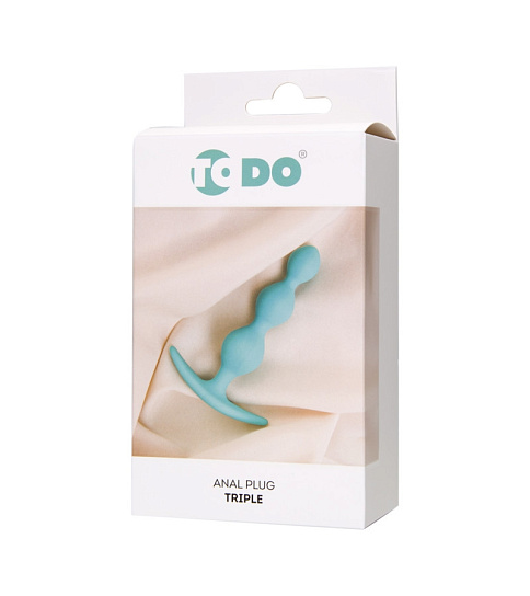 Анальная елочка ToDo by Toyfa Triple, 10.5 см