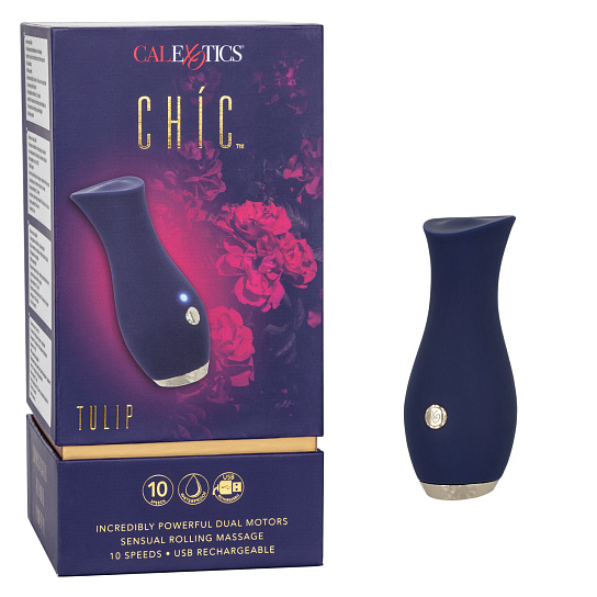 Вибромассажер для клитора с имитацией оральных ласк CHIC TULIP
