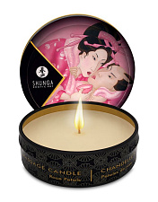 Натуральная свечка для массажа Shunga с ароматом Лепесток розы, 30 мл