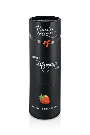 Massage Oil Strawberry массажное масло Земляника, 59 мл