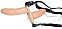 Женский страпон с вагинальной пробкой Strap-On Duo You 2 Toys, 10 см Женский страпон с вагинальной пробкой Strap-On Duo You 2 Toys, 10 см