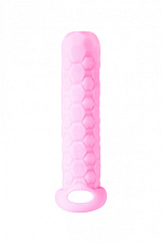 Насадка на пенис для увеличения Lola Games Homme Long 9-12 см, розовый