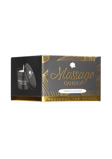 Массажная свеча Shots Media Massage Candle - Vanilla Scented, аромат ванили