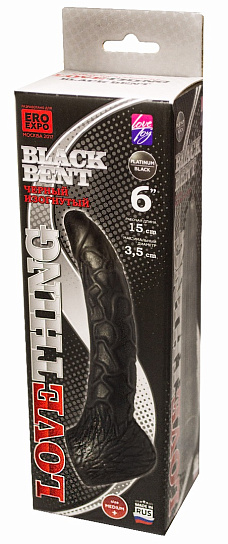 Насадка BLACK BENT изогнутая с полужесткой структурой, 15 см