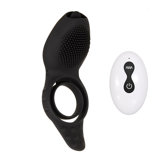 Эрекционное кольцо со стимулятором клитора Zero Tolerance MR. FLICKER