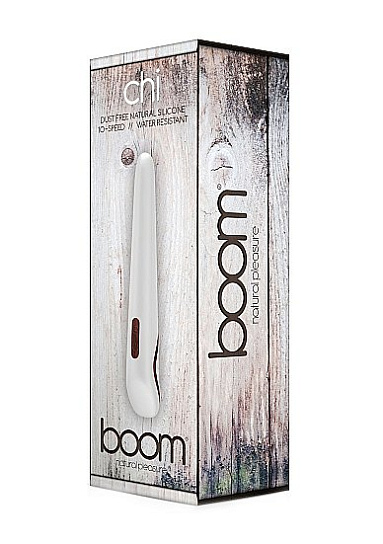 Вибратор BOOM Chi имеет 10 функций вибрации, белый