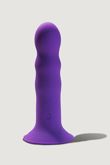 Фалломитатор с вибрацией Adrien Lastic Hitsens 3 18.2 см, фиолетовый
