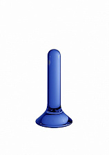 Стеклянный стимулятор тёмно-синего цвета PIN