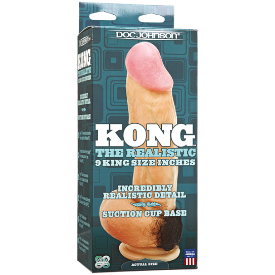 Фаллоимитатор реалистичный Kong на присоске 18,2 см