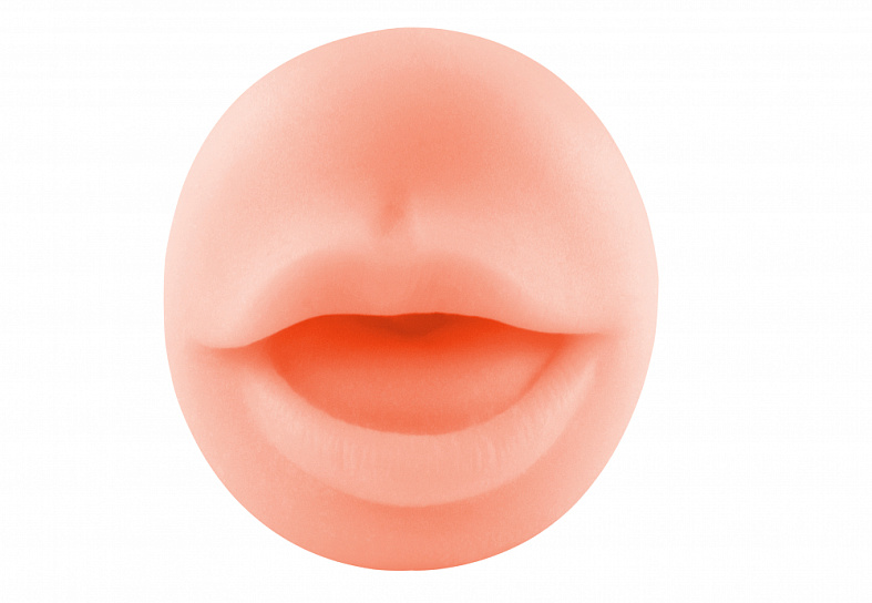 Мастурбатор в виде приоткрытого ротика Свободный ассортимент
