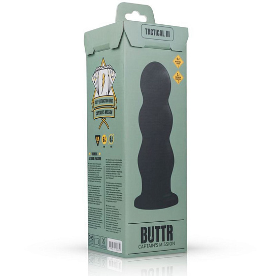 Анальная пробка BUTTR Tactical III Butt Plug
