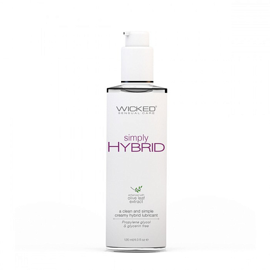 Лубрикант на водно-силиконовой основе Wicked Simply Hybrid, 120 мл