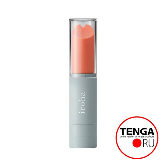 Водонепроницаемый мини-вибратор IROHA Stick, оранжевый