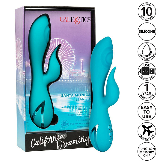 Вибромассажер кролик California Dreaming - Santa Monica Starlet