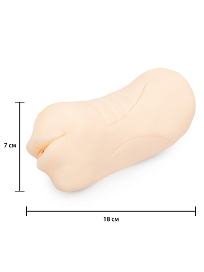 Двусторонний мастурбатор вагина и ротик Brazzers