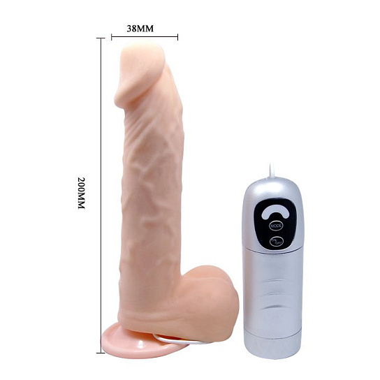 Вибратор с поступающими движениями Caesar Treasure, 20 см