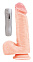 Вибратор RealStick 101 телесный, с выраженной головкой, 21 см