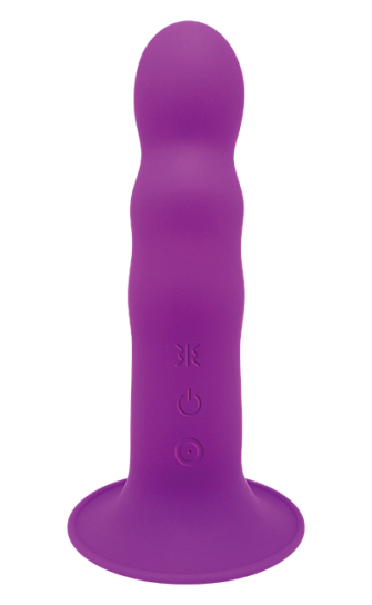 Фалломитатор с вибрацией Adrien Lastic Hitsens 3 18.2 см, фиолетовый