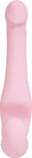 Безремневой страпон с анатомически созданной формой, 10 см, розовый