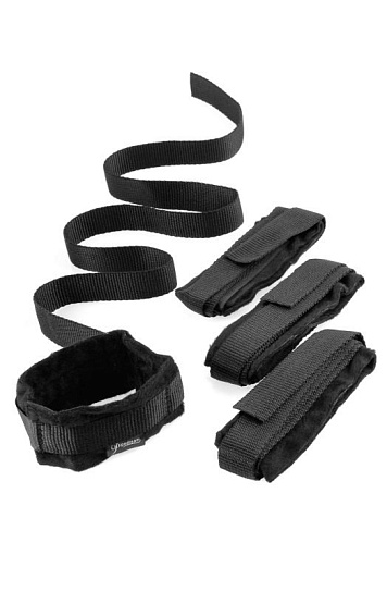 Комплект бондаж для новичков Beginner's Bondage Set, черный
