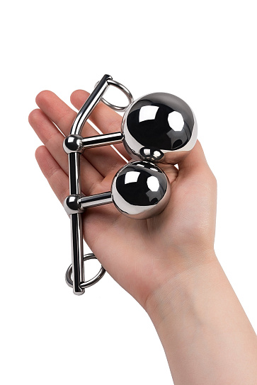 Бондажные стринги ToyFa Metal, цвет серебристый