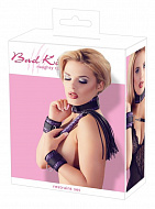 Комплект для БДСМ Bondage Set, черно-фиолетовый 