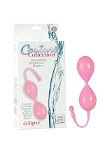 Вагинальные шарики Couture Eclipse с силиконовой оболочкой, розовые