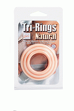 Набор эрекционных колец Tri-Rings - Natural