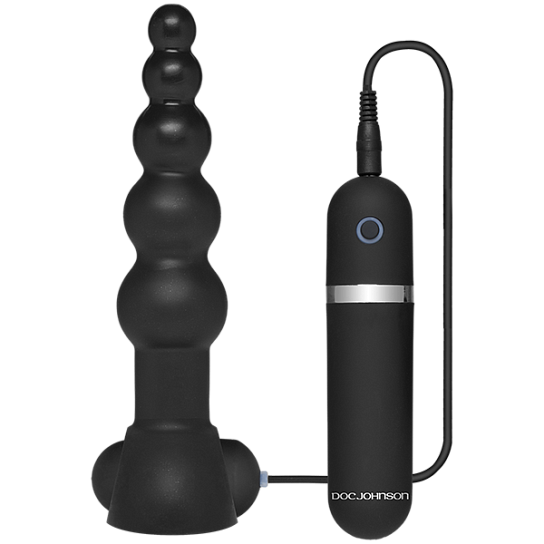 Анальный вибромассажёр елочка из гипоаллергенного силикона