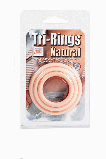 Набор эрекционных колец Tri-Rings - Natural
