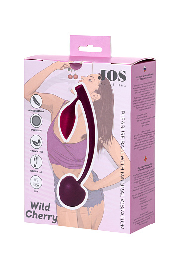 Вагинальный шарик JOS WILD CHERRY из силикона