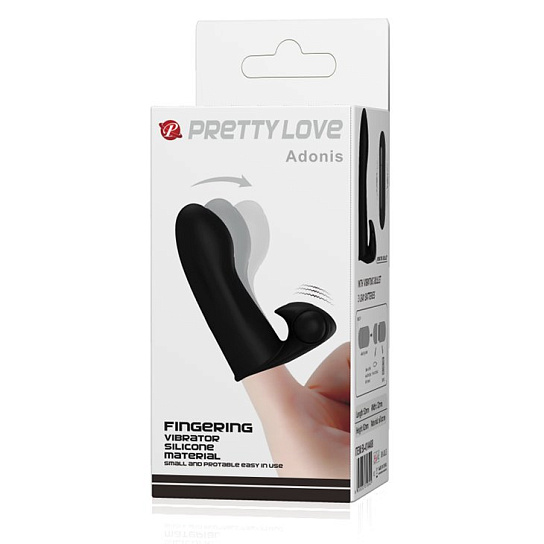 Насадка на палец с вибрацией Adonis из коллекции Pretty Love 8,2 см