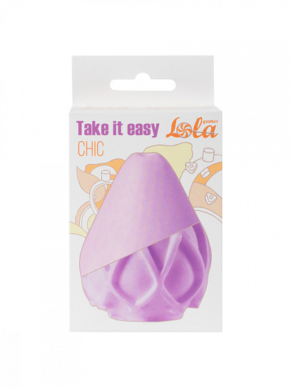 Мастурбатор-яйцо Lola Games Take It Easy Chic, фиолетовое