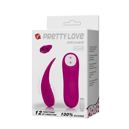 Мини-вибратор на пульте ДУ, Archer, 10 см