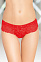 Кружевные шортики Soft Line красные, S/M