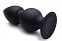 Утяжеленная анальная пробка с рельефной формой