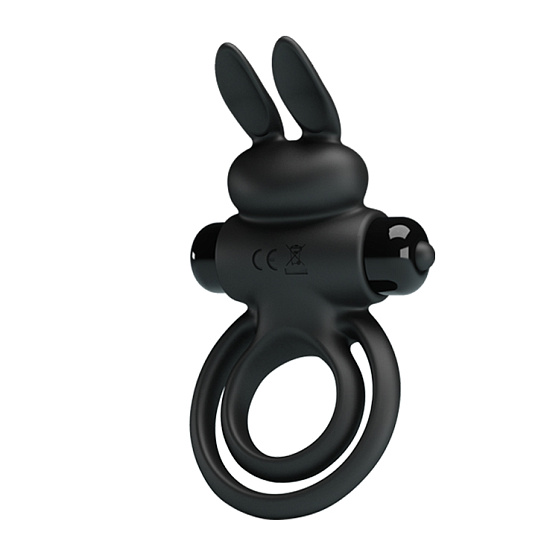 Виброкольцо с двойным подхватом Penis Ring III