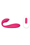 Вибратор для двоих Свободный ассортимент с пультом, розовый