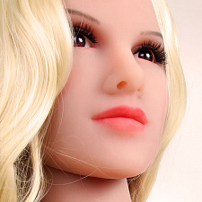 Реалистичная кукла блондинка Луиза с вибрацией