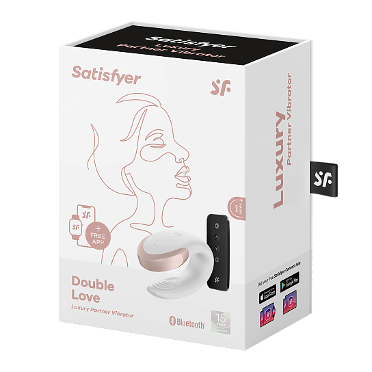 Вибратор для пар Satisfyer Double Love, белый