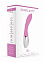 Вибратор классической формы с загнутой головкой ILA, розовый