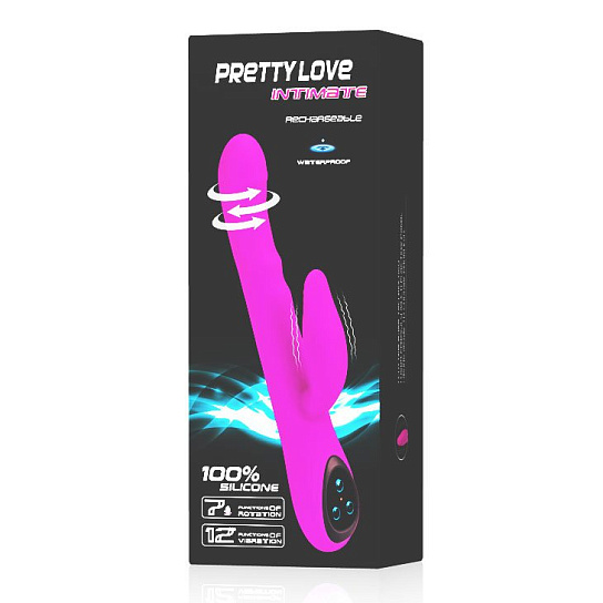 Водонепроницаемый женский вибратор-ротатор Intimate, 26 см